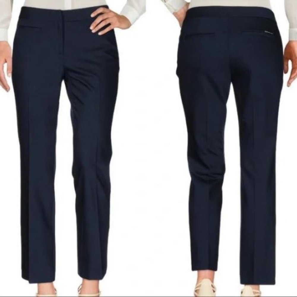 Michael Kors Pants Slacks Size 6 NWT New Ladies Women’s Deep Navy Blue
